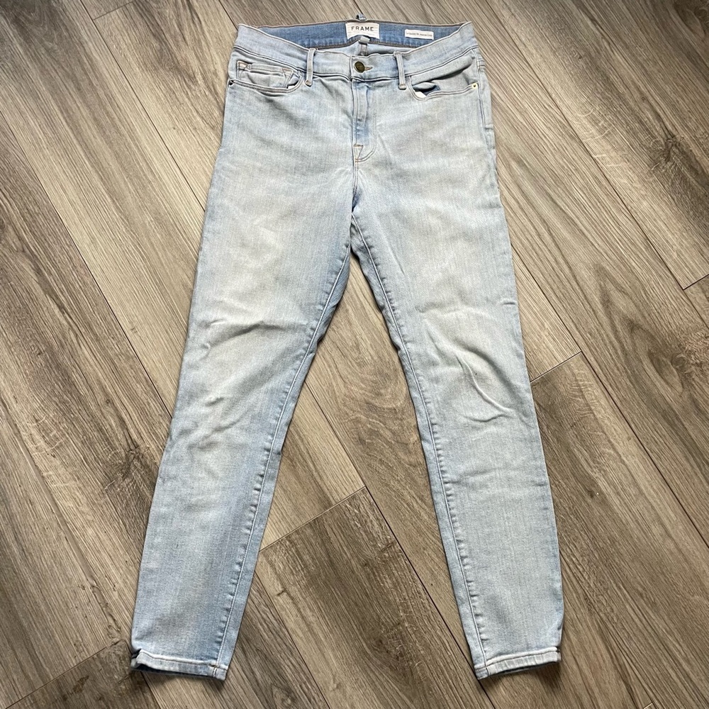 FRAME Le Skinny de Jeanne Crop Jeans sz 30 - Picture 1 of 7